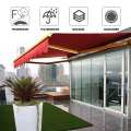 3Mx2.5M Outdoor Awnings Waterproof Sunproof Balcony Shade Cloth Garden Terrace Awning UV Protection Sun Shade Sail