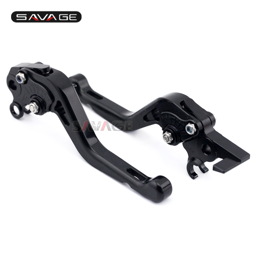 Short Brake Clutch Levers For 640 ADV 2004-2007, 950 990 Adventure/S/R 2003-2013 Motorcycle Accessories CNC Adjustable