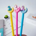 1PCS Cute Kawaii Unicorn Warm Ball Plush Pendant /Moon Unicon Gel-Ink Pens Gift School & Office writing Supply Stationery Gift