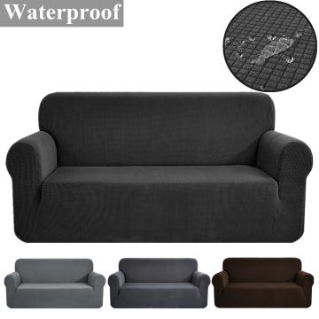 Premium Water Repellent Sofa Cover For Living Room Pets Baby Modern Stretch Couch Slipcover Soft Fleece Furniture Couch Cover