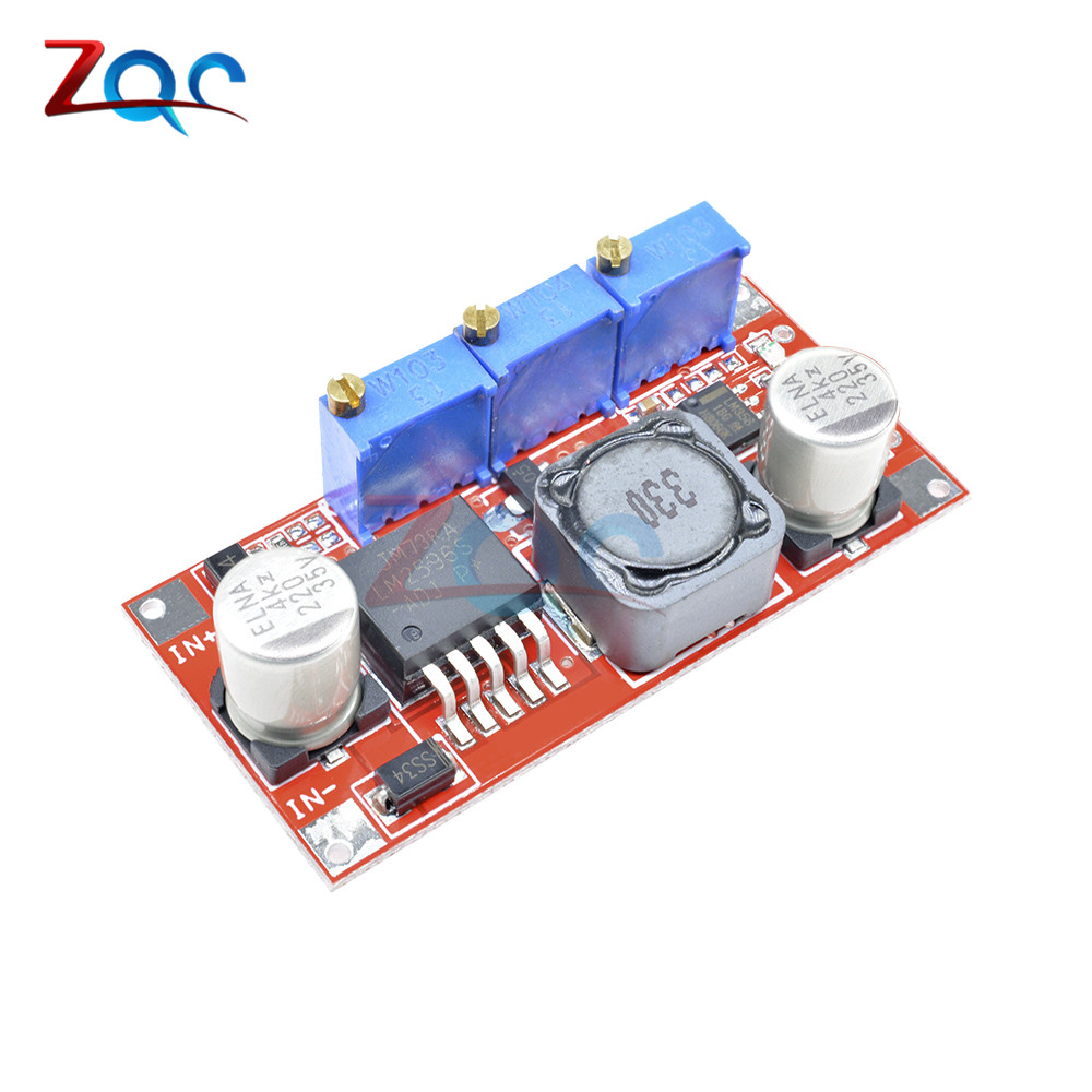 LM2596 Adjustable CC/CV DC-DC DC 5-35V to 1.25-30V Step Down Buck Converter Power Supply Module LED Driver Battery Charger Board