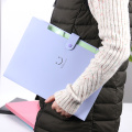 A4 File Document Bag Pouch Bill Folder Holder Organizer Fastener School Office Supplies Expanding File Folder Document Storages