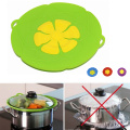 26CM Spill Stopper Cover Silicone Lid for Pot Pan Kitchen Accessories Cooking Tools Flower Shape Cookware 4 Colors