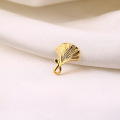 10pcs/lot Alloy Gold Rhodium Color Ginkgo Leaf Charm Pendant for DIY Headwear Hairpin Decration Jewelry Findings Supplier Craft