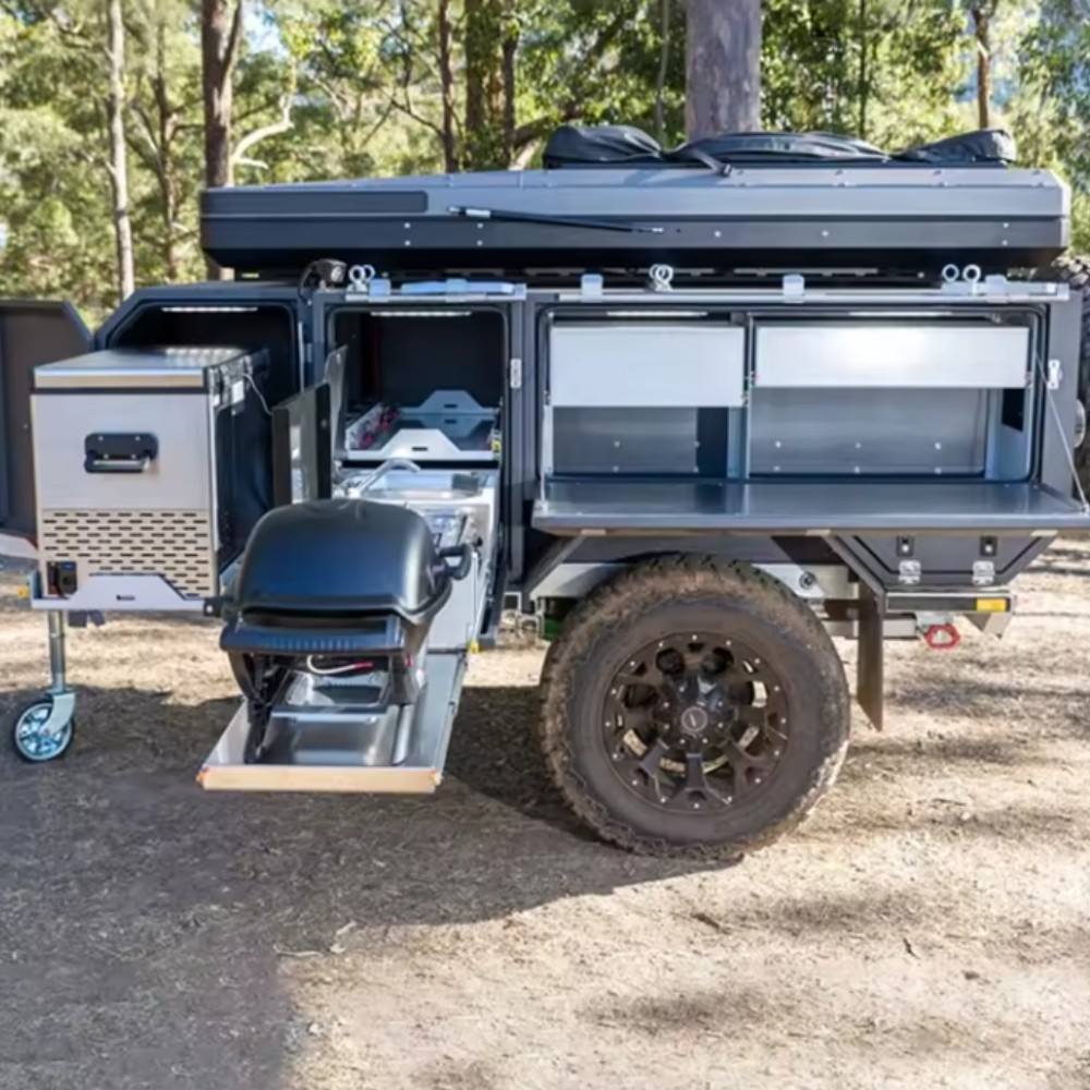 pop up campervan travel overland camper trailer