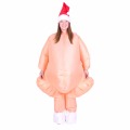 Turkey Mascot Adult Inflatable Cosplay Costumes Ride on Animal Novelty Toys Halloween Christmas Carnival Easter Party Dress Up