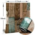 LUCKYYJ Peel and Stick Wallpaper,Planks for Walls Removable Self-Adhesive 3D Decoration Vintage Panel Interior Film