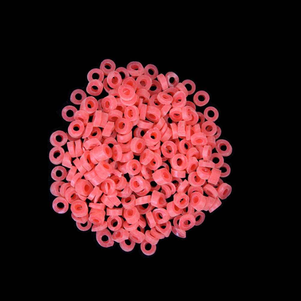 2500PCS/10bags Red Yellow Random Fish Tackle Rubber Bands For Fishing Bloodworm Bait Granulator Bait Fishing Accessories