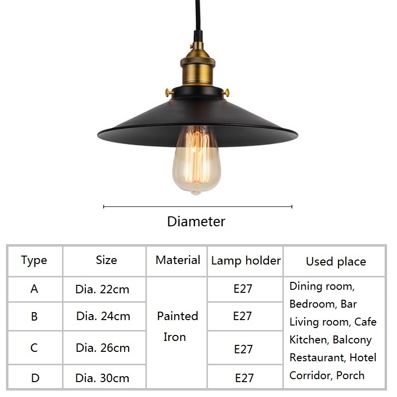 Vintage Pendant Lights Industrial Modern Pendant Lamp Loft Hanglamp For Dining Room Living Room Kitchen Scandinavian Luminaria