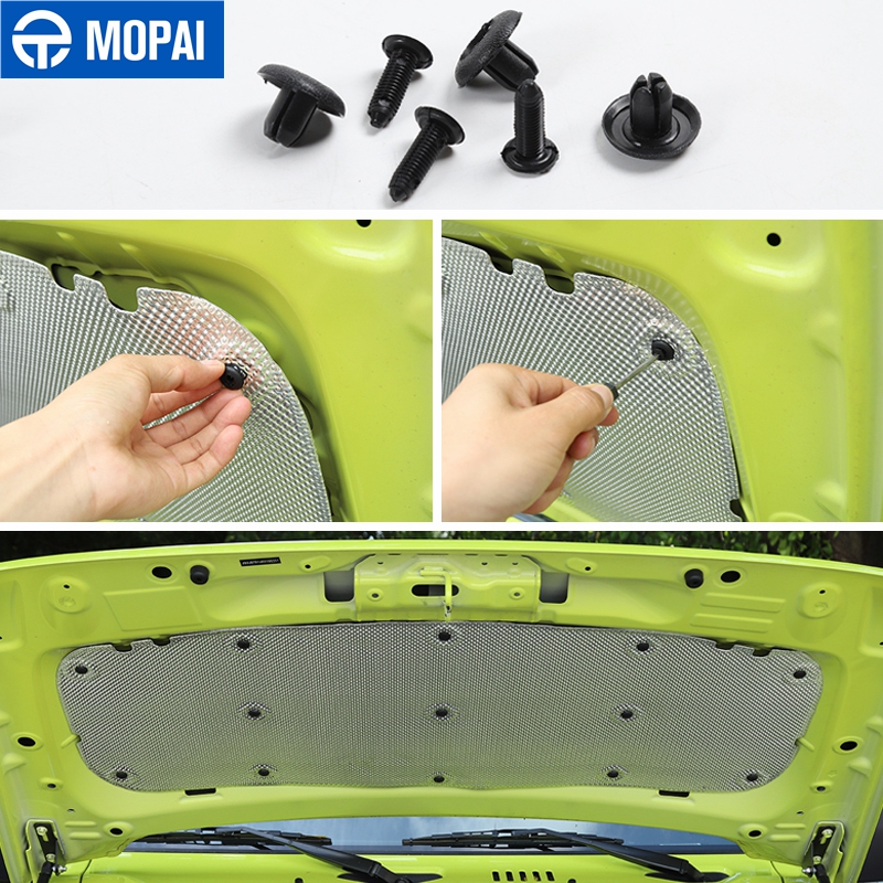 MOPAI Sound Heat Insulation Cotton for Suzuki Jimny JB74 Car Hood Heat Insulation Pad for Suzuki Jimny 2019 2020 Accessories