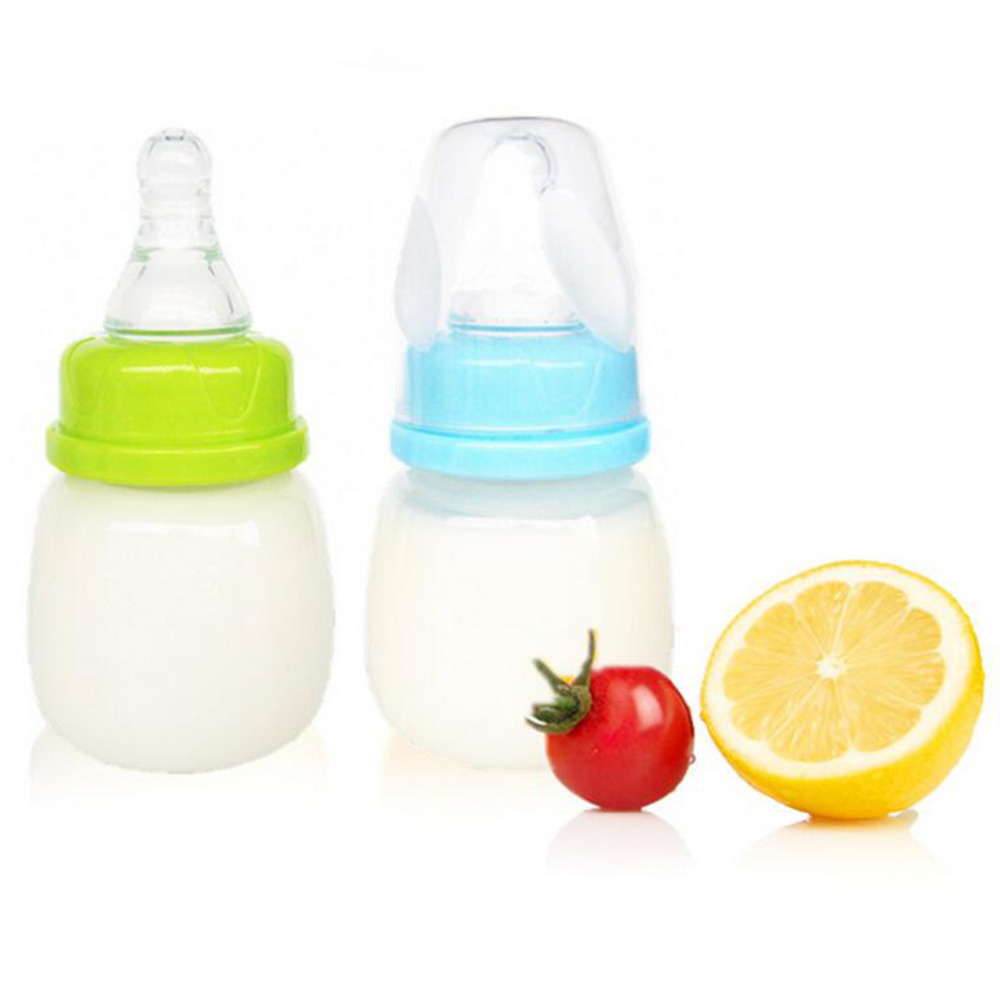 Infant Baby Feeding 0-18 Months Feeder 60ML PP Nursing Juice Milk Mini Hardness Bottle Baby Bottles And Nipples