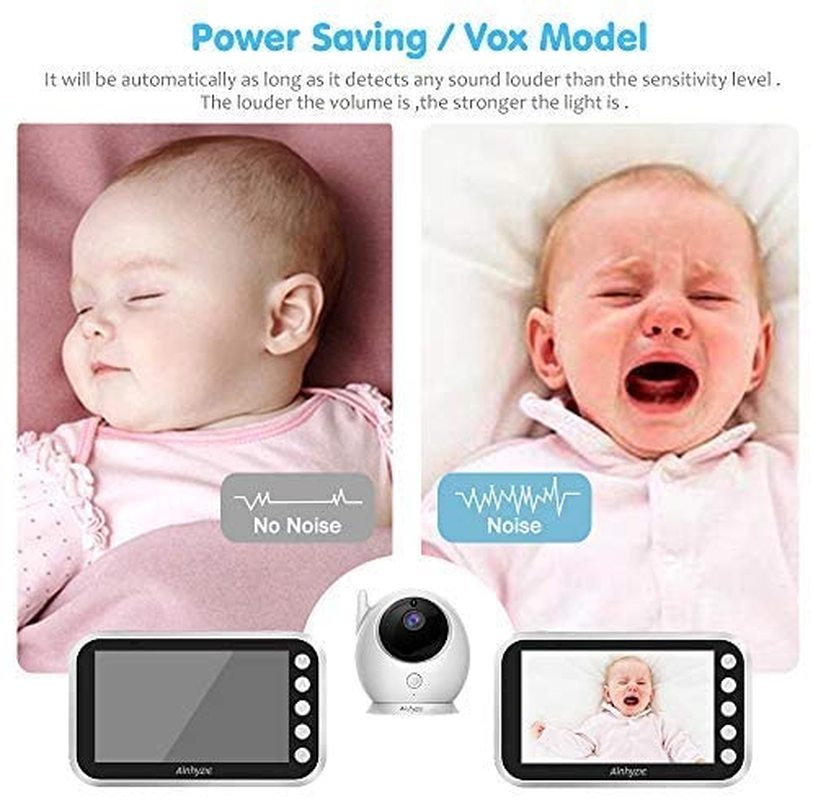 Wireless Video Color Baby Monitor with Camera Surveillance Indoor Wifi Nanny Security Electronic Babyphone Cry Babies Feeding