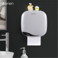 Bathroom Toilet Roll Paper Holder Wall Mount Bathroom Paper Phone Holder Storage Box Shelf Rack Paper Storage Box for Kitchen