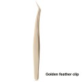 Golden Feather Clip
