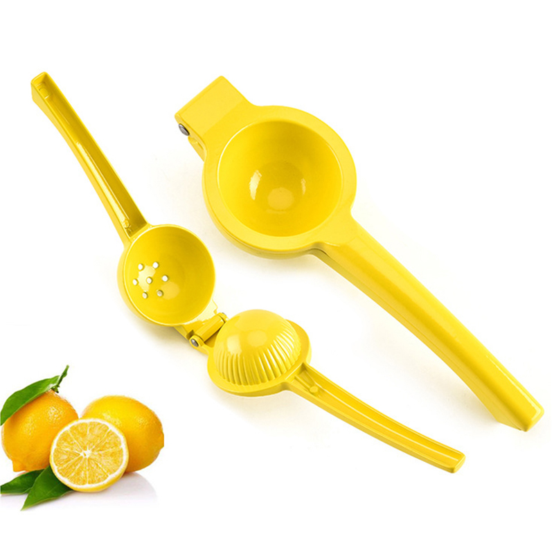 KONCO Metal Lemon Lime Squeezer, Stainless Steel Manual Citrus Press Juicer, Hand Press Juicier Fresh Fruit Tool Kitchen Tools