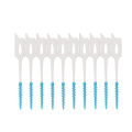 40pcs/box Interdental brush Orthodontic brush Cleaning Teeth Gaps Oral Care Soft silicone head Interdental brush Good for gums