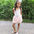 INS New girls skirt Plush Fluffy Skirt Baby Girl Skirt Princess Pink tassel Tutu Clothing kids Dance Ball Gown