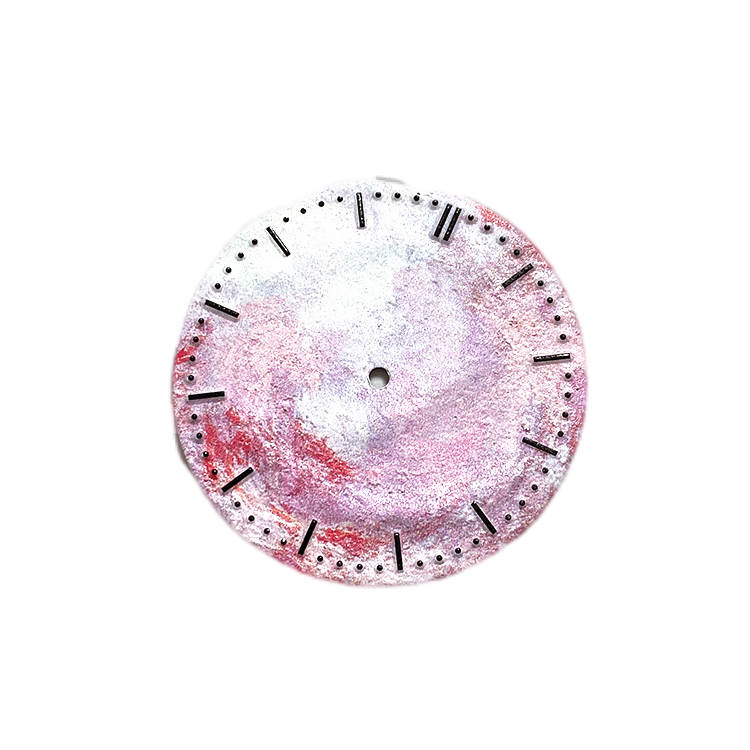 huge wave dial for watch