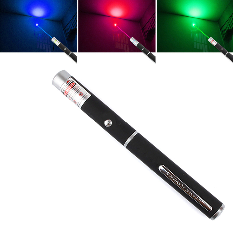 Laser Sight Pointer 5MW High Power Green Blue Red Dot Laser Light Pen Powerful Laser Meter 405Nm 530Nm 650Nm Green Laser