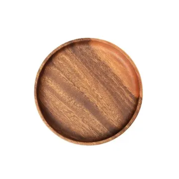 Wooden Serving Tray Dessert Display Plate