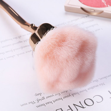 1pc Rose Nail Art Dust Brush For Manicure Rose Head Brush Blush Powder Brushes Fashion Gel Nail Accessories Nail Material Tools