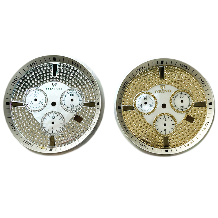 MOP diamond watch dial