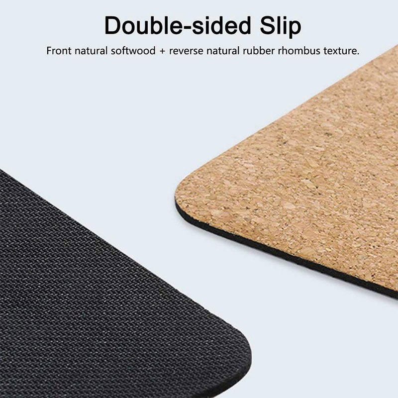 Natural Cork TPE Yoga Mat Non-Slip Pilates Exercise Mats Fitness Gym Sports Slimming Balance Training Pads Mat коврик для йоги