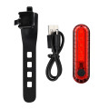 2pc Super Bright Bike Bicycle Rechargeable LED Tail light USB Rear Tail Cycling light Portable Safety Warning Flash Light #40