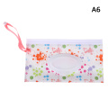1pcs Easy-carry Snap-strap Wipes Container Clutch And Clean Wipes Carrying Case Wet Wipes Bag Clamshell Cosmetic Pouch