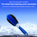 Car Wheel Tire Rim Brush Hub Cleaner Handheld Brush Washing Cleaning Tools For Car Motorcycle Bike Tire Brush Soft Scratchproof