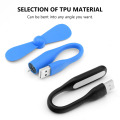 2Pcs Mini Adjustable Flexible USB LED Light Lamp + USB Fan Powerbank PC Notebook Perfect for Night Working Book Reading Light