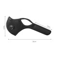 Mask With 4 Pad 2 Exhaust Valves Breathable Half Face Mask Face Cover For Cycling Outdoor Working Essential Halloween cosplay