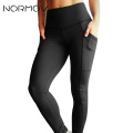 NORMOV Pocket Sport Leggings Yoga Pants Women High Waist Push Up Leggings Sport Fitness Femme Running Fitness Clothing