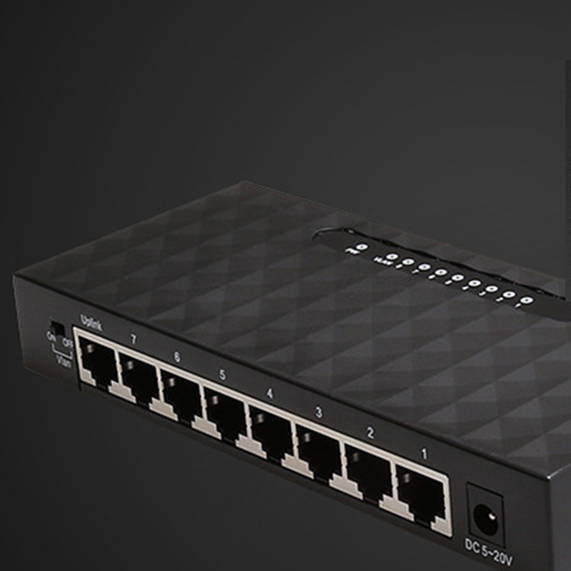 8 Port Gigabit Network Switch 1000Mbps Gigabit Ethernet Network Switch Lan Hub Ethernet Smart Switcher EU Plug