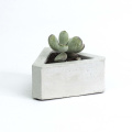 Triangular Silicone Concrete Mold Cement Flowerpot Mould for Succulent Plants