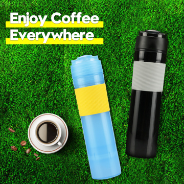 350ML Coffee Tea Water Bottles Camping Equipment Portable French Press Coffee Filter Pot Dripper Thermos Coffee Lover