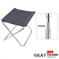 Portable Folding Chair Camping Outdoor Stainless Steel Chair Spring Fishing Hiking Barbecue Essential Foldable Stool Se6