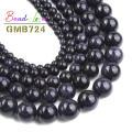 Natural Blue SandStone Round Loose Beads for Needlework Jewelry Making 4 6 8 10 12MM Diy Bracelet Necklace Accessories 15 Inch
