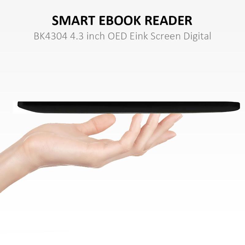 ebook BK4304 4.3 inch OED Eink Screen Digital Smart Reader Electronic Resolution Built-in Front WiFi Books 4 8 16 GB Card Ebook