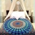 210x150cm Portable Movable Boho India Mandala Chiffon Tapestry Wall Hanging Bed Manta Beach Towel