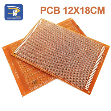 1pcs 12x18 cm 12*18cm Single Side Prototype 2.54mm PCB Breadboard Universal Experimental Bakelite Copper Plate Circuirt Board