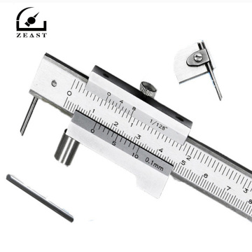ZEAST 0-200mm Marking Vernier Caliper With Carbide Scriber Parallel Marking Gauging Ruler Measuring Instrument Tool