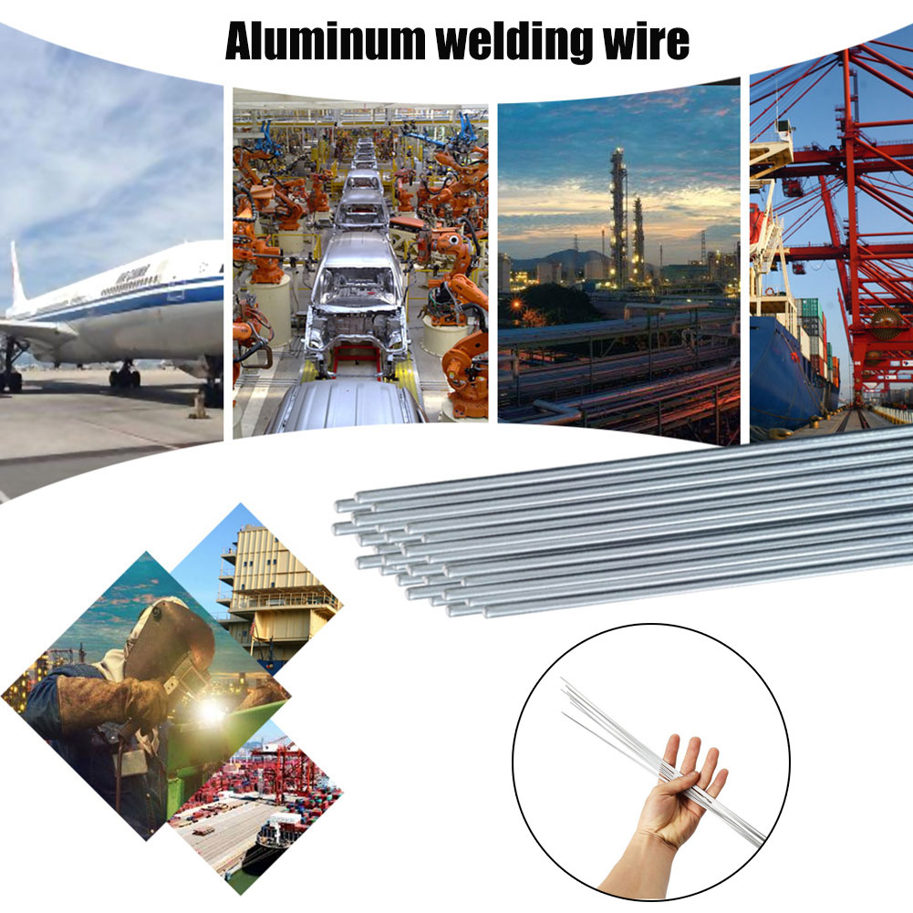 10 Pcs/Set Aluminum Welding Rods Wire High Strength Corrosion Resistance Low Temp Easy Weld Rods 16/20/32MM --M25