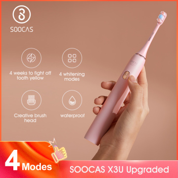 Sonic Electric Toothbrush SOOCAS X3U Pink Smart Tooth Brush Ultrasonic Automatic Toothbrush Fast Rechargeable Adult Waterproof