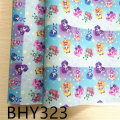 Free shipping 7.6*12inch cartoon line print synthetic leather fabric for DIY accessories BHY323