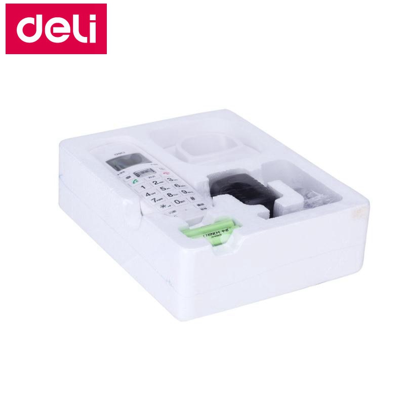 [ReadStar]Deli 776 Cordless Extension telephone office home extension telephone caller ID display work with 791 mother telephone