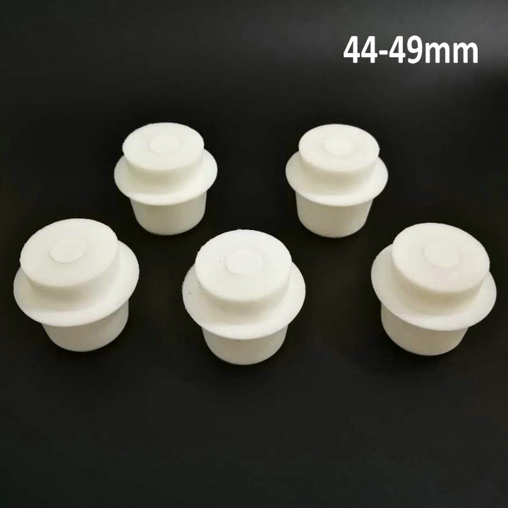 12PCS Various size Conical Flask Silicone Stopper, Beige Silica Gel Plug for Conical Flask/bottles in Laboratory