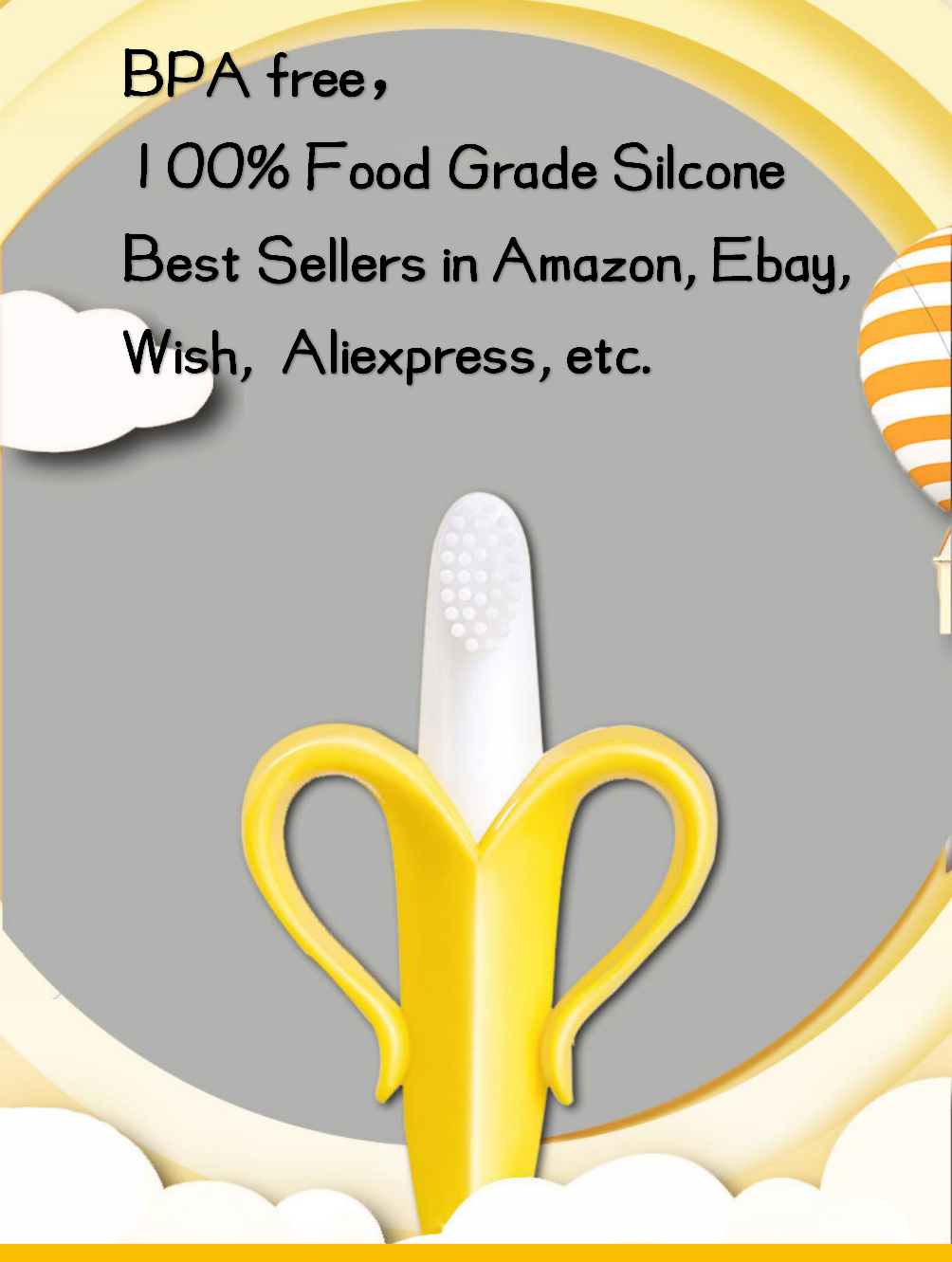 silicone toothbrush MFZ-T020