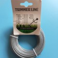 15m Long Trimmer Wire Cord Line 2 - 3mm Steel Wire Gray for Strimmer Brush Cutter Grass Trimmer Replacement Wire Trimmer Parts