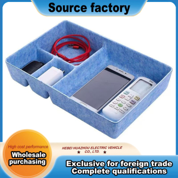 Felt multi-pocket desktop storage box